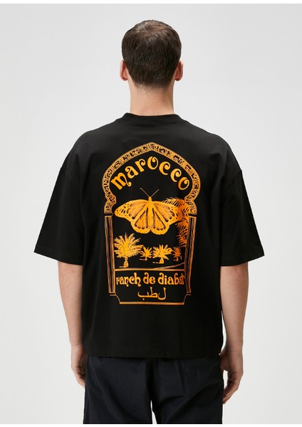 Siyah Baskılı T-Shirt fırsatları