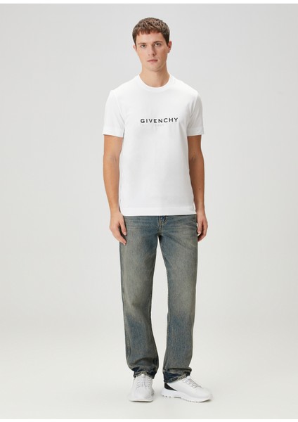 Beyaz Logo Detaylı T-Shirt fiyatları