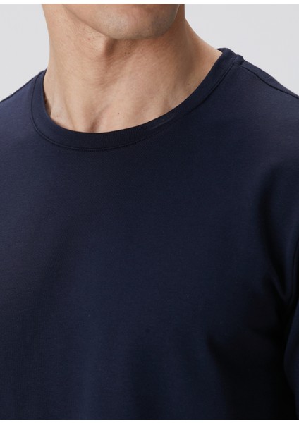 N-Tech Lacivert Basic T-Shirt