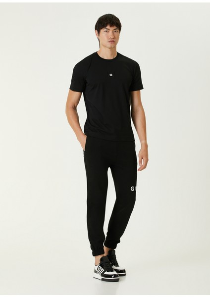 Slim Fit 4g Siyah Logo Nakışlı T-Shirt fiyatları