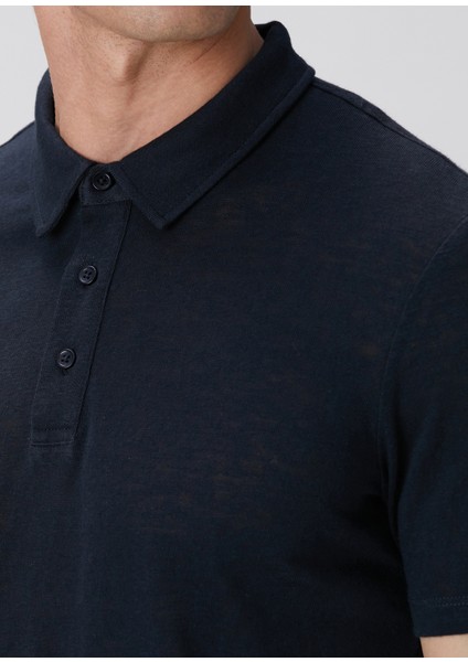 Lacivert Polo Yaka T-Shirt