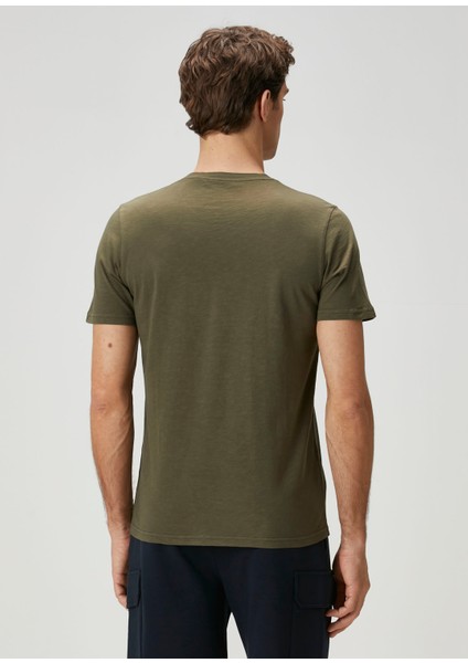 Haki Flamlı T-Shirt indirimleri