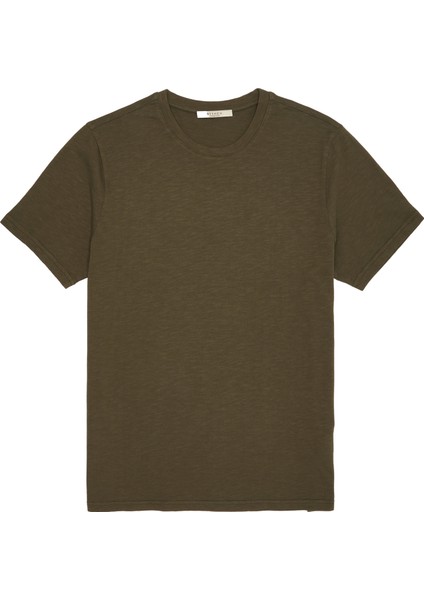 Haki Flamlı T-Shirt