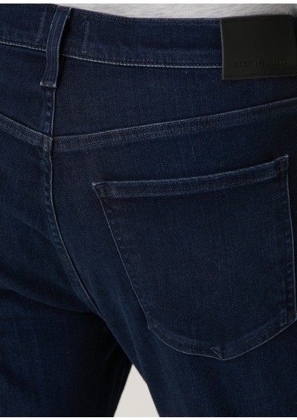 Relaxed Straight Elijah Mavi Jean Pantolon indirimleri