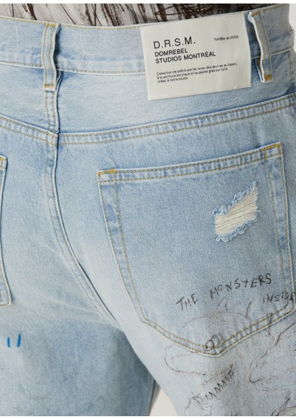 Conflict Mavi Bootcut Jean Pantolon