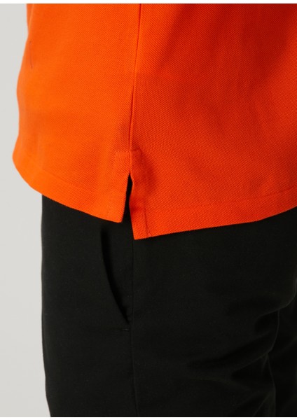 Turuncu Polo Yaka T-Shirt