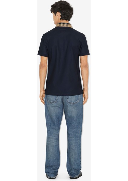 Pamuklu Lacivert Polo Yaka Erkek T-Shirt fırsatları