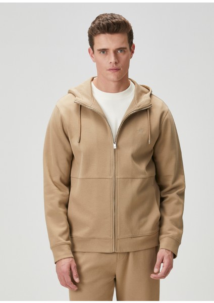 Vizon Kapüşonlu Sweatshirt