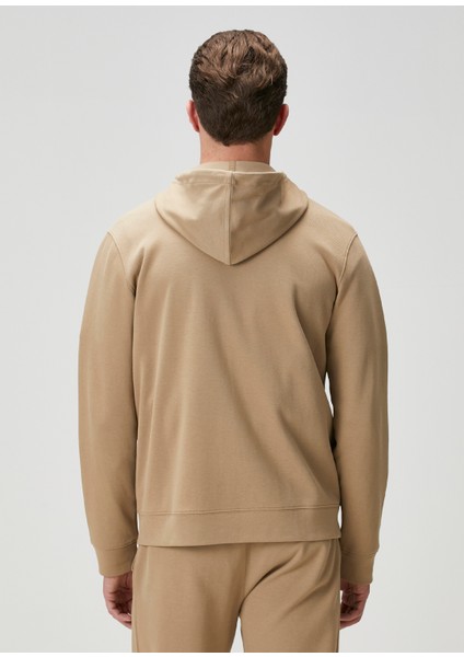 Vizon Kapüşonlu Sweatshirt