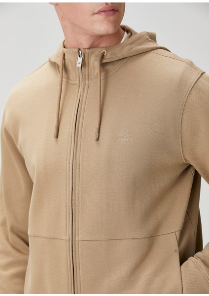 Vizon Kapüşonlu Sweatshirt