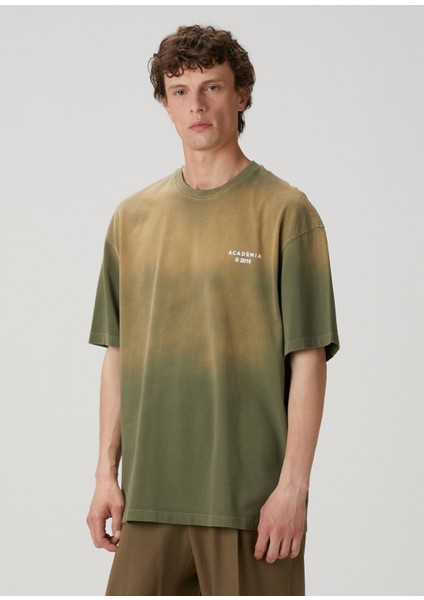 Awards Haki Logo Baskılı T-Shirt fırsatları