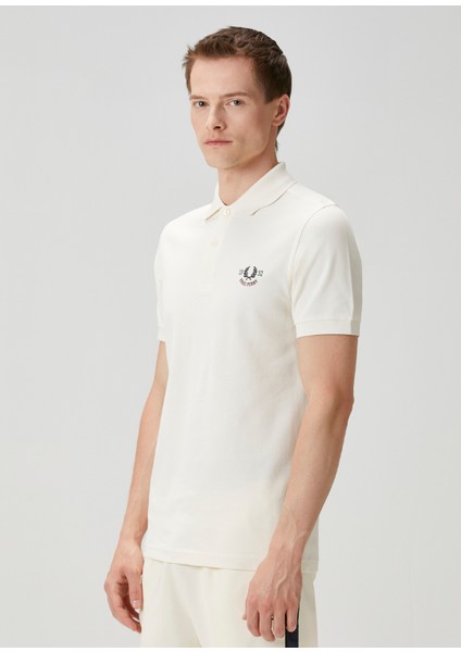 Clubhouse Beyaz Polo Yaka T-Shirt modelleri