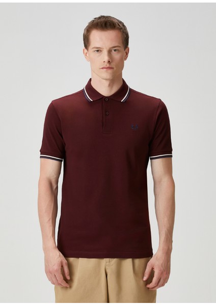 Regular Fit Bordo Polo Yaka T-Shirt modelleri