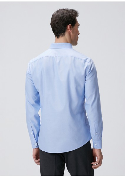 Mavi Non-Iron Oxford Gömlek indirimleri