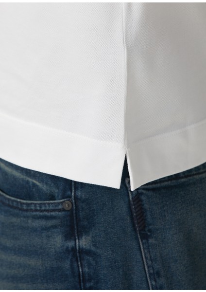 Beyaz Polo Yaka T-Shirt