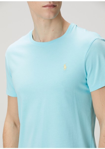 Turkuaz Logo Nakışlı T-Shirt indirimleri