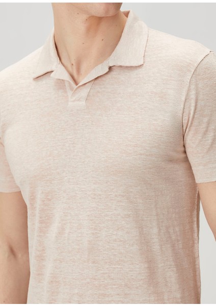 Pembe Polo Keten T-Shirt indirimleri