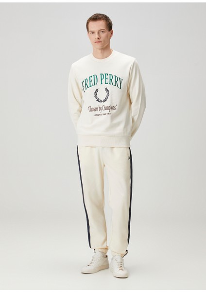 Beyaz Logo Nakışlı Sweatshirt fiyatları