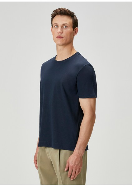 Lacivert Basic T-Shirt modelleri