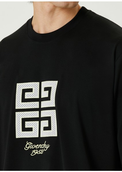 4g Siyah Logo Nakışlı T-Shirt indirimleri