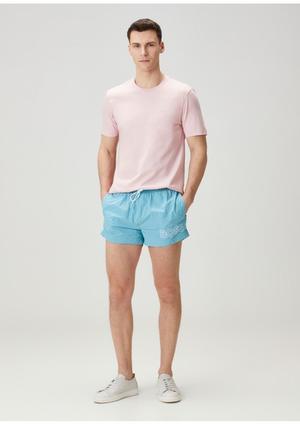 Pembe Logo Detaylı T-Shirt fiyatları
