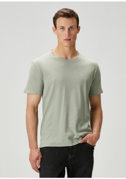Açık Yeşil Basic T-Shirt