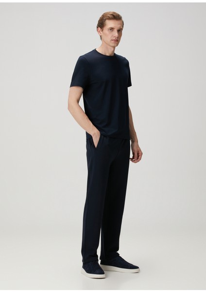 Lacivert Basic T-Shirt