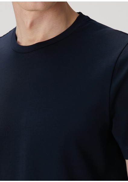 Lacivert Basic T-Shirt
