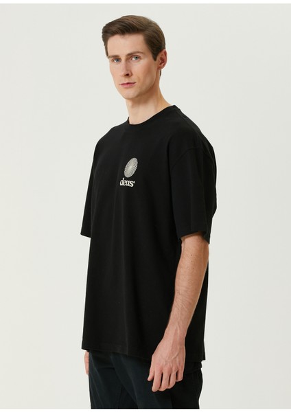 Siyah Logo Baskılı T-Shirt modelleri