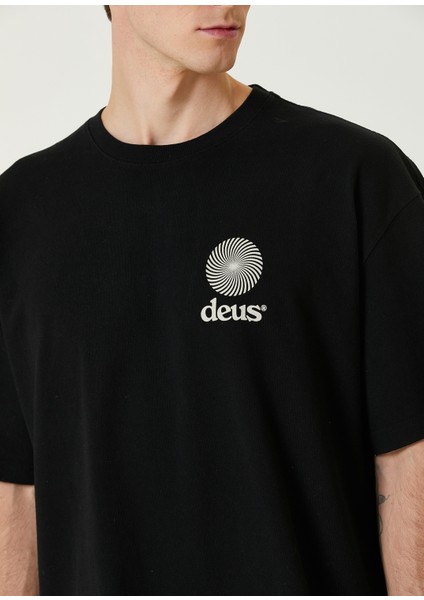 Siyah Logo Baskılı T-Shirt indirimleri