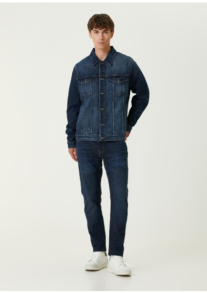 Slimmy Koyu Mavi Jean Pantolon