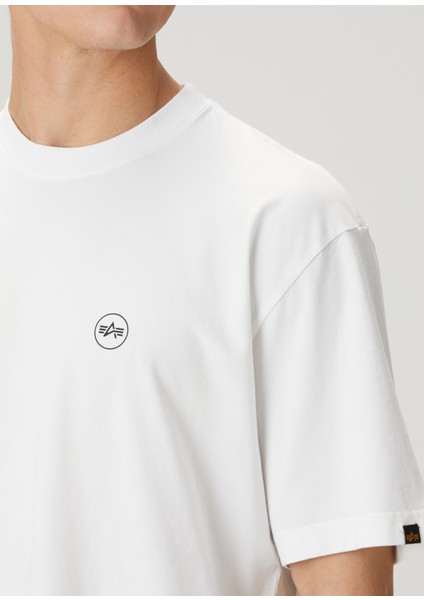Beyaz Logo Baskılı T-Shirt indirimleri