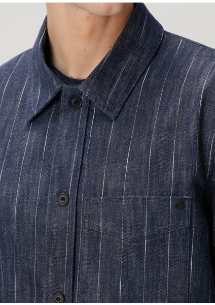 Lacivert Denim Gömlek