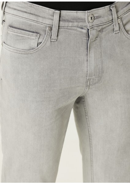 Açık Gri Jean Pantolon