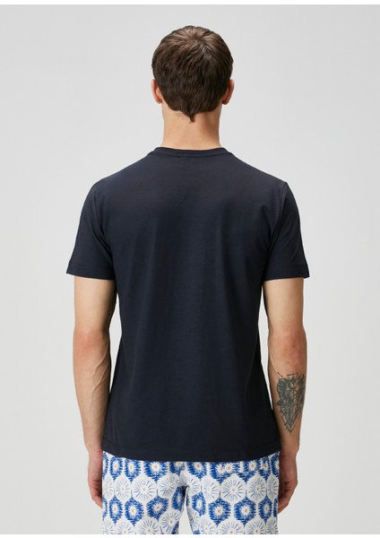 Regular Fit Lacivert Cool Touch T-Shirt