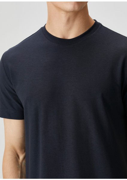 Regular Fit Lacivert Cool Touch T-Shirt
