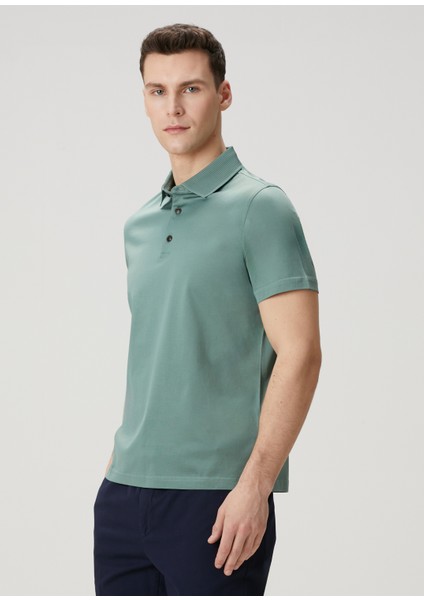 Açık Yeşil Polo Yaka T-Shirt modelleri