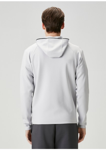 Sicon Active Gri Kapüşonlu Sweatshirt