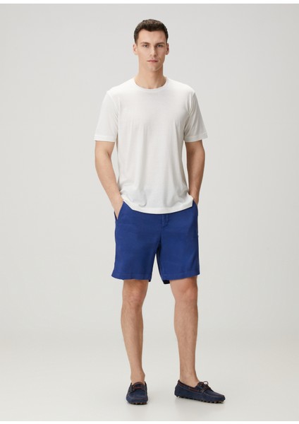 James Beyaz Ipek T-Shirt