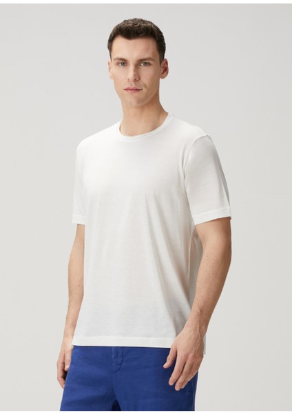 James Beyaz Ipek T-Shirt modelleri