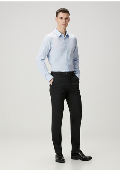 Tailored Fit Sylvain Açık Mavi Gömlek