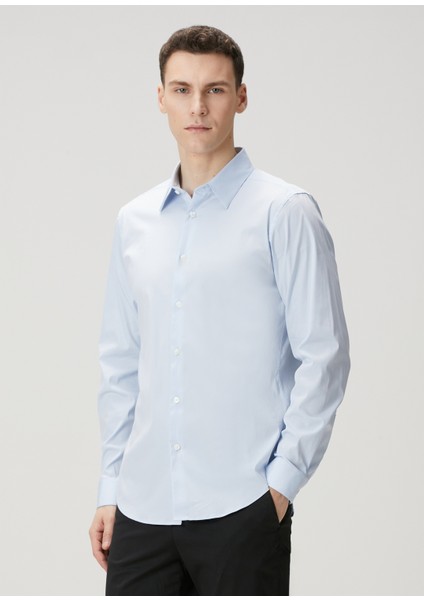 Tailored Fit Sylvain Açık Mavi Gömlek