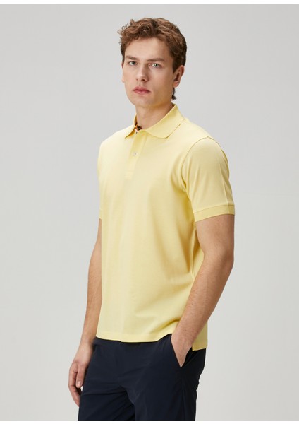 Sarı Polo Yaka T-Shirt modelleri