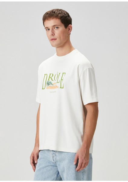 Tennis Court Kırık Beyaz T-Shirt modelleri