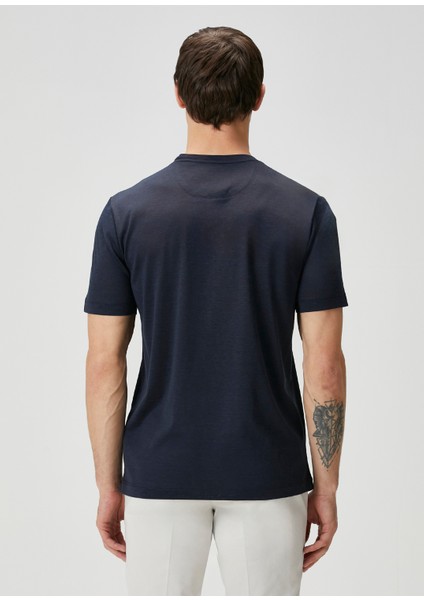 James Lacivert Ipek T-Shirt fırsatları