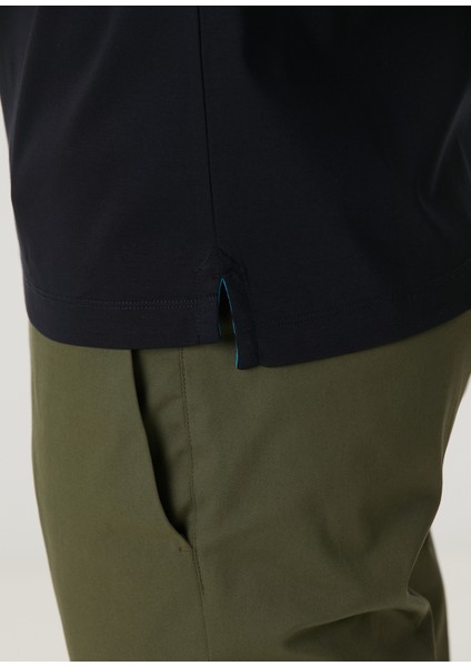 Lacivert Polo Yaka T-Shirt