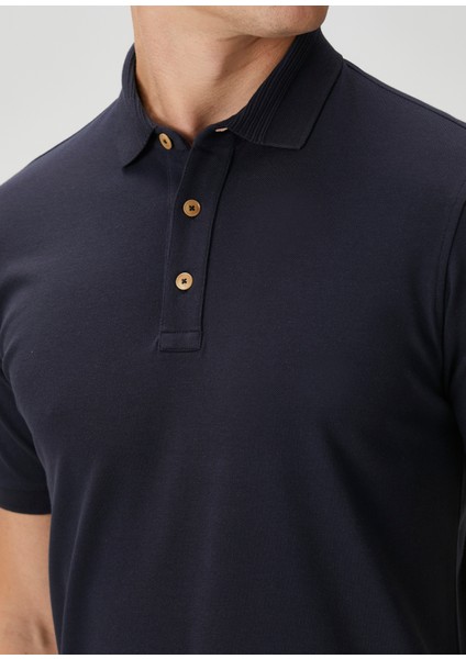 Lacivert Keten Polo T-Shirt indirimleri