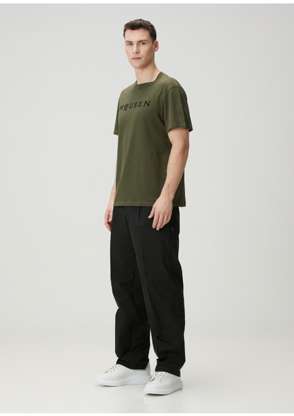 Haki Logo Baskılı T-Shirt fiyatları