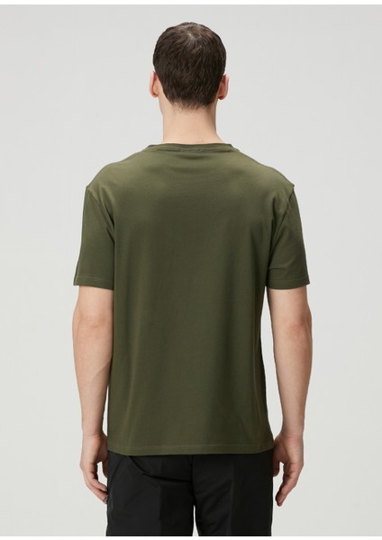 Haki Logo Baskılı T-Shirt fırsatları