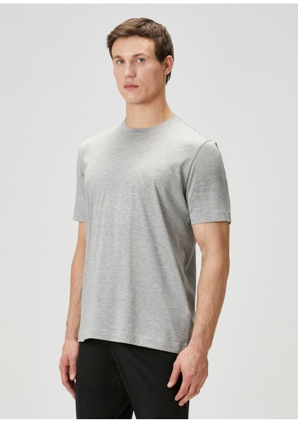 James Koyu Gri Ipek T-Shirt modelleri
